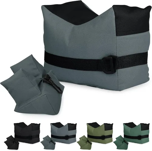 Vista 12 de Twod Bolsas de Descanso para Tiro Exterior - Apoyo de Banco para Deportes de Tiro con Soportes de Sacos de Arena Delantero y Trasero para Tiro