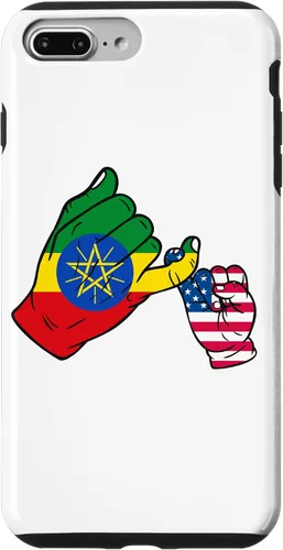 Vista 9 de iPhone 15 Parent and child Ethiopia USA family Case