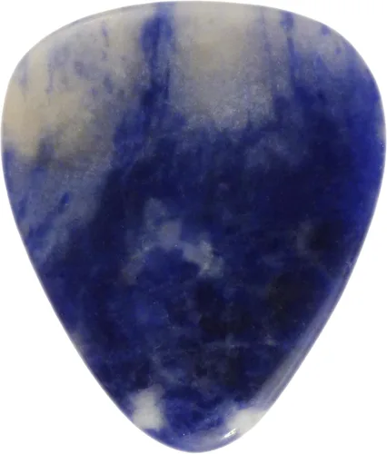 Vista 30 de Púa de Guitarra o Bajo de Piedra Amatista - Calibre Ultra Pesado de 3.0 mm - Forma 351 - Púa Exótica Artesanal de Gema Especial - 1 Paquete
