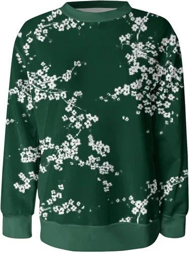 Vista 4 de EOPUING Sudadera para mujer 2023 otoño casual sudadera corta para mujer, sudaderas cálidas ajustadas para mujer