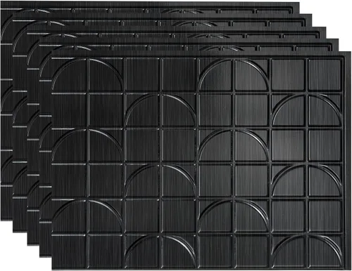 Vista 11 de FASÄDE Crescent - Panel decorativo de vinilo para salpicaduras en cachemira (paquete de 5)