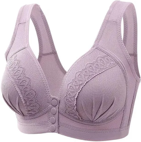 Vista 49 de Brasier sin aros para mujer, brasier sin aros, cómodo brasier sin varillas, ropa interior diaria