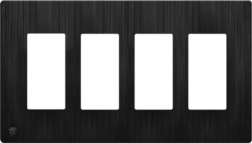 Vista 93 de LIDER Placa de pared decoradora, cubierta de interruptor sin tornillos