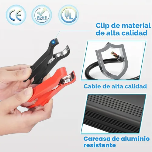 Vista 7 de LVYUAN Cargador de batería LiFePO4 de 12V 20A con certificación UL