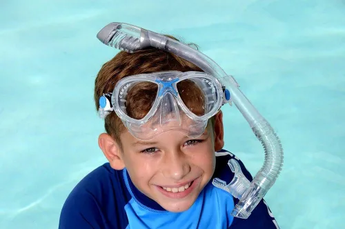 Vista 3 de Cressi Mini Malpelo Junior Dry Snorkel