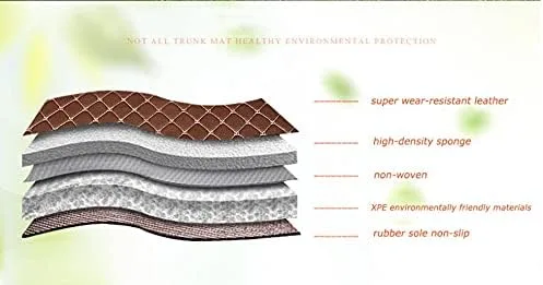 Vista 9 de Alfombrillas de carga personalizadas para el 95% de los modelos de automóvil, alfombrillas para maletero de automóvil para todo tipo de clima Beige