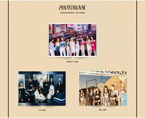 Vista 3 de TWICE - LISTO PARA SER 12º Mini álbum+Beneficio de Pre-Pedido+Póster Plegado (READY+TO+BE ver. SET, 3 carteles plegados)