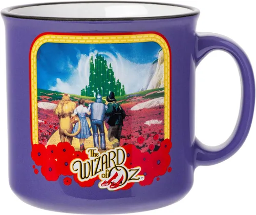 Vista 7 de Silver Buffalo - Taza de café de cerámica estilo cámper de Black Adam de DC Comics, 20 onzas