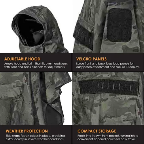 Vista 11 de HAZARD 4 PonchoVilla Classic - Poncho técnico softshell original