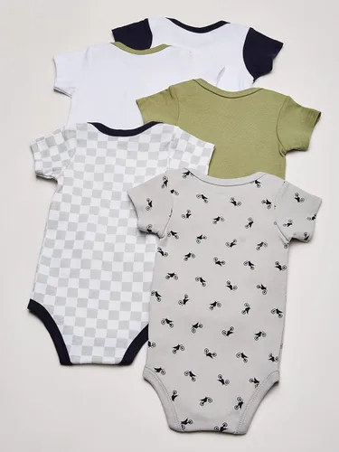 Vista 4 de Hudson Baby - Enterizo de algodón unisex para bebé