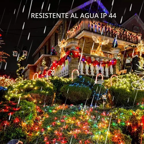 Vista 7 de Dazzle Bright Paquete de 2 luces de cadena solares para exteriores, total de 80 pies, 240 luces LED solares impermeables tipo luces de hadas, 8