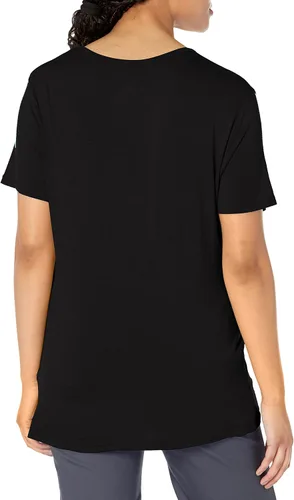 Vista 2 de WonderWink - Camiseta sedosa de manga corta para mujer