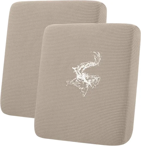 Vista 112 de Fundas impermeables para sofá seccional, fundas de cojín antideslizantes para sofá Ajuste seccional en forma de L, tela jacquard elástica, parte