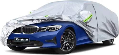 Vista 85 de Kaugung Funda para Coche de Ajuste Personalizado BMW Serie 3 E30 (1982-1994), 7 Capas Resistente al Viento Todo Clima Impermeable Cubierta Exterior