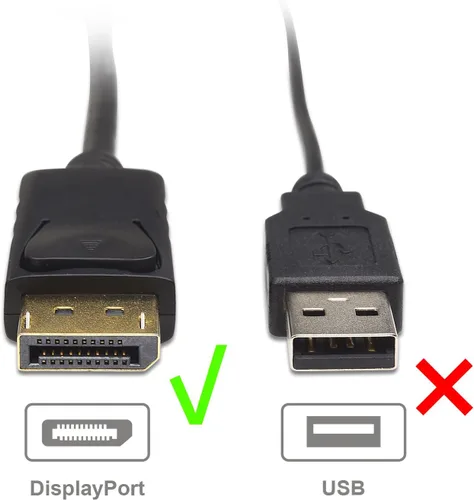 Vista 7 de Cable Matters Adaptador DisplayPort a VGA, adaptador DP a VGA