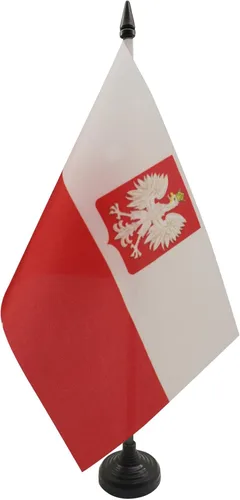 Vista 93 de AZ FLAG Aland Table Flag 4x6 in 100D Polyester Plastic Base Indoor use Finnish 15x10 cm desk flag stitched finish with reinforced edges with