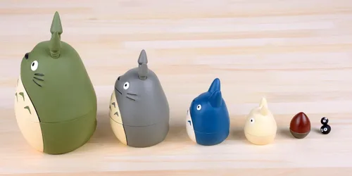 Vista 8 de Ensky - My Neighbor Totoro - Muñecas anidadas de Totoro - Mercancía oficial de Studio Ghibli