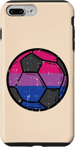 Vista 12 de iPhone 12 mini Bisexual Soccer Football Bi Pride Flag Lgbtq Men Boys Kids Case