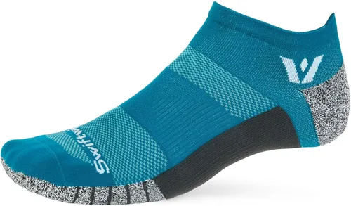 Vista 21 de Swiftwick - Calcetines antideslizantes para correr FLITE XT invisibles, calcetines de golf, máxima estabilidad Negro