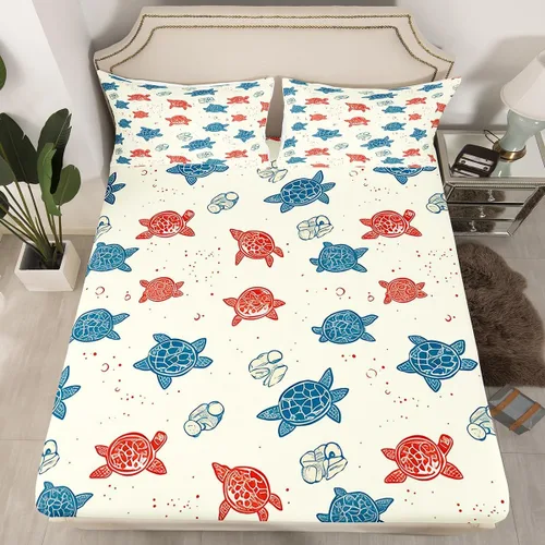 Vista 10 de Juego de sábanas bajeras de selva tamaño individual, diseño de mariposas de ensueño, para niños, niños, ramas de árbol, juego de decoración de cama