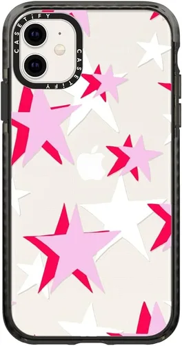 Vista 23 de Funda Impact de CASETiFY para iPhone 11 - Tiempo A Solas de Esther Kim - Negro Claro