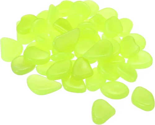 Vista 9 de MECCANIXITY 100 piedras brillantes de 0.78 a 1.18 pulgadas (20 a 1.181 in), decoración en la oscuridad, piedras luminosas, decoración de bricolaje