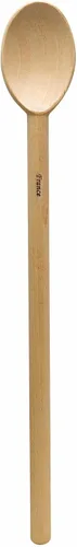 Vista 10 de HIC Kitchen Cuchara de madera de haya francesa pesada de lujo, fabricada en Francia, 13.75 pulgadas