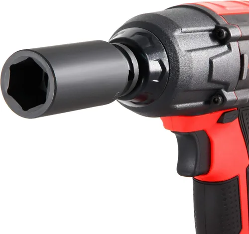 Vista 4 de Powerbuilt Juego de llaves métricas de impacto profundo, unidad de 1/2 pulgada, 6 puntos, 11 piezas, marcas de tamaño, agarre de zócalos Z-Drive