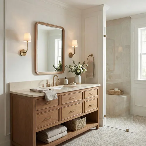Vista 5 de Capital Lighting 619311AD-674 Dawson Pantalla de Tela Blanca Decorativa Stay-Straight Aplique de Pared, 1-Luz 60 Vatios, 17" H x 6" A, Latón