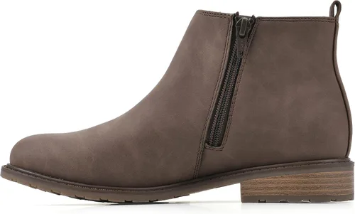 Vista 4 de WHITE MOUNTAIN Zapatos de mujer Caching Block Heel Chelsea Bootie