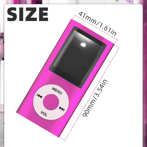 Vista 2 de Reproductor de MP3, 1.8 "LCD portátil MP3 reproductor de música digital
