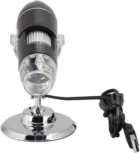 Vista 3 de Endoscopio de aumento 1600x1200 Microscopio USB 1600X Microscopio electrónico digital USB 2MP Cámara de vídeo con 8 LED Compatible con Vista, 7/8/10.