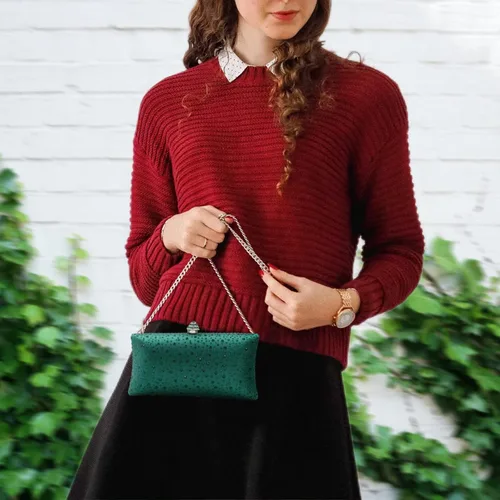 Vista 3 de Bolsos de mujer con diamantes de imitación para fiesta de graduación, boda, novia, bolsas de noche, bolsa de mano de fiesta de cristal