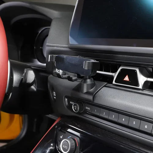 Vista 4 de Daeiclru Soporte de teléfono para automóvil compatible con Toyota Supra GR A90 A91 MK5 2019-2022, soporte de montaje para salpicadero, consola