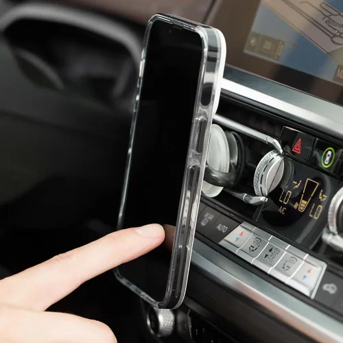 Vista 6 de PopSockets Soporte de teléfono para coche, soporte de teléfono de ventilación de coche - negro
