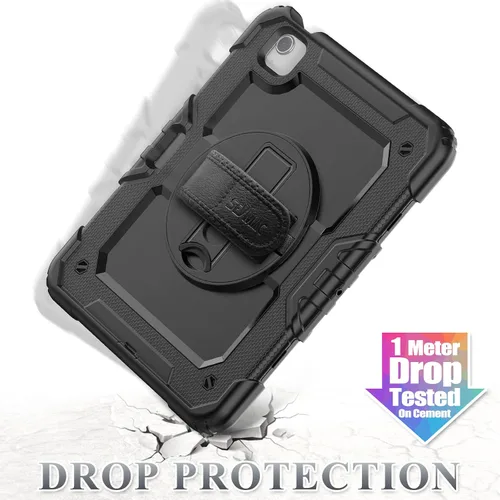 Vista 6 de SEYMAC stock Funda para iPad Air 5ª/4ª Generación/Pro 11 (4ª/3ª/2ª) con Protector de Pantalla Soporte para Bolígrafo, Correa de Mano Giratoria
