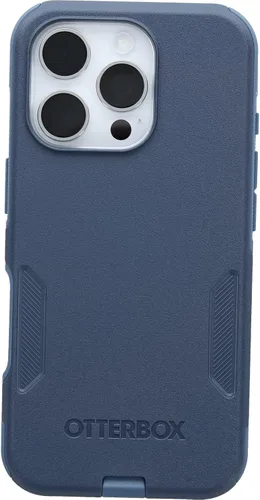 Vista 42 de OtterBox Funda para iPhone 16 Commuter Series - Jeans azul bebé, funda delgada y protectora para iPhone, de doble capa, absorción de impactos
