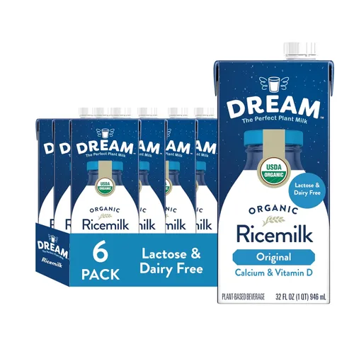 Vista 8 de Rice Dream Bebida de arroz orgánica, clásica original, 32 onzas (paquete de 6)