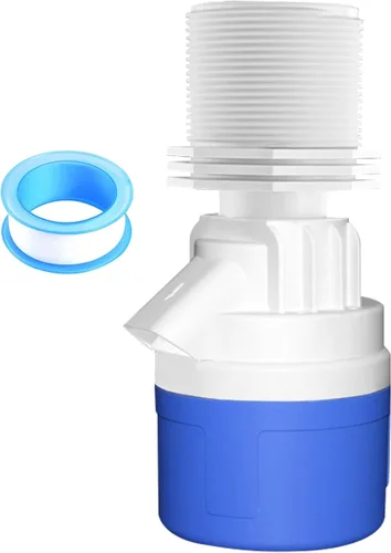 Vista 10 de Válvula de flotador de agua de 1" para tanque de agua, canales de agua, estanque, piscina, ganado 1 pulgada entrada lateral gran flujo automático