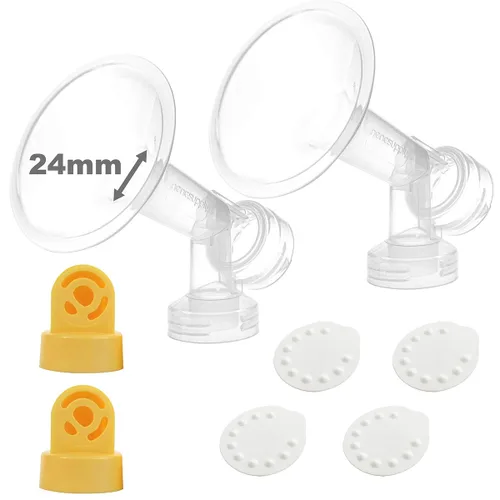 Vista 9 de Kit de bomba de leche. Válvulas y membranas para la bomba Medela, como las bombas de Lactina, Symphony y Swing