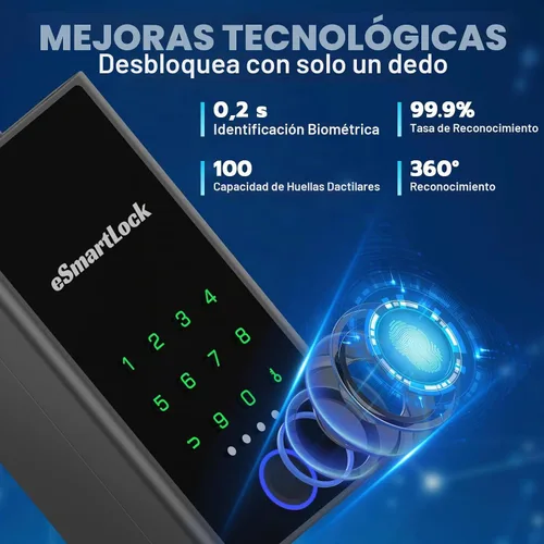 Vista 7 de eLinkSmart - Caja de bloqueo para llaves con código, huella digital