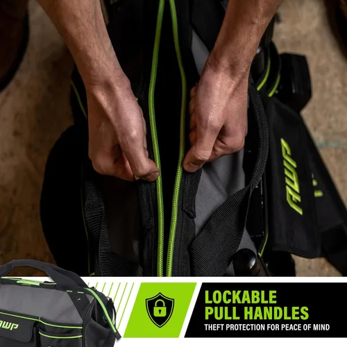 Vista 16 de Bolsas de herramientas AWP, bolsa de herramientas premium, negra, bolsa de herramientas duradera, para profesionales y contratistas