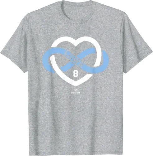Vista 7 de Camiseta Infinite Love Brandon Lowe Tampa Bay MLBPA, Negro