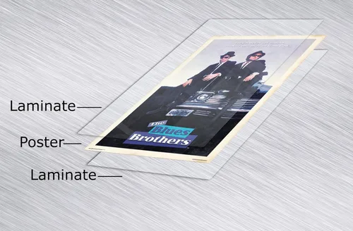 Vista 5 de The Blues Brothers - Póster de película (estilo regular, en una misión de Dios) (Tamaño: 24 x 36 pulgadas) (póster laminado)