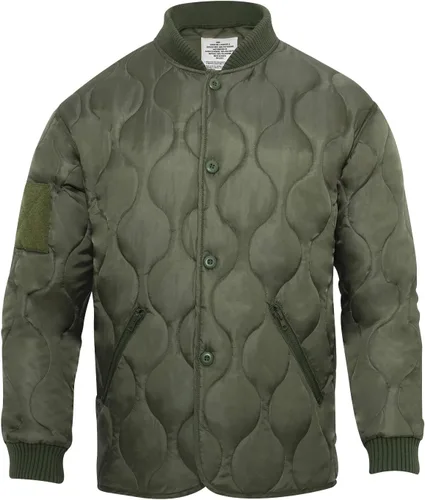 Vista 4 de Rothco Chaqueta acolchada Woobie - Calidez ligera y estilo - Inspirada en el forro del poncho