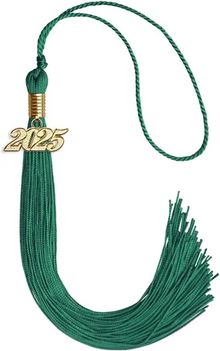 Vista 131 de Endea Graduation - Borla de un solo color con fecha dorada (Oro Antiguo, 2020)