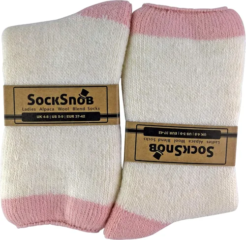 Vista 3 de Calcetines suaves y cálidos para mujer con agarres