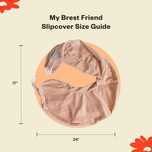 Vista 6 de My Brest Friend Almohada de Lactancia - Deluxe - Comodidad Mejorada con Funda - Almohada Ergonómica de Lactancia para Máximo Soporte para Mamá