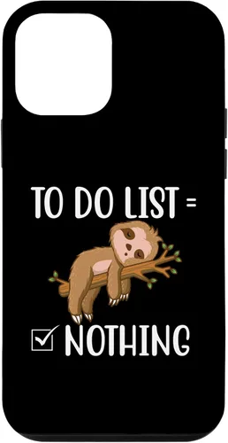 Vista 15 de To Do List - Sleeping Sloth Wildlife Animal Lover Zookeeper Case for iPhone 15