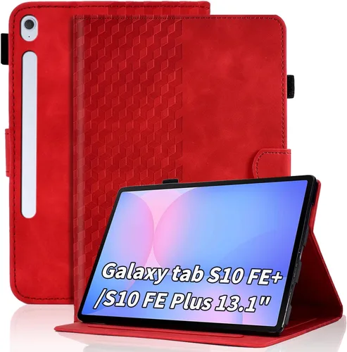 Vista 29 de Funda para Samsung Galaxy Tab S6 Lite 2024/2022/2020 de 10.4 pulgadas SM-P620/P625/P610/P613/P615/P619 de piel sintética, funda magnética con Negro